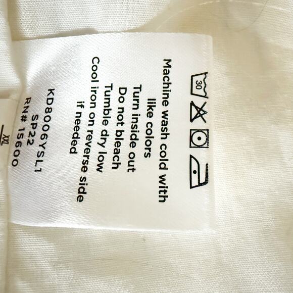 RSVP DRAPER JAMES | Preppy Yellow White Blue Blazer Linen Cotton Jacket | XXL - Picture 10 of 10